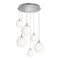 Afx Loretto Hexuple Medium Base Pendant LRTP99MBSNRND6 - alternate 1